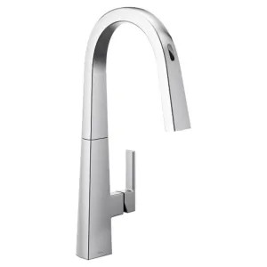 Moen S75005EV2C Moen Nio Smart Motion Control Single-Handle Pull-Down High Arc Kitchen Faucet, Chrome - S75005EV2C