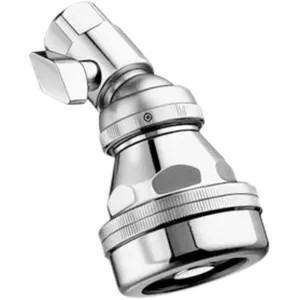 Sloan 4020130 Sloan 4020130 Act-O-Matic Shower Head with Thumb Screw Volume Control, 2.0 GPM, Self-Cleaning, Brass, Polished Chrome - AC-11-2.0GPM-CP