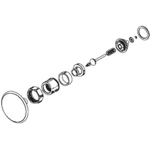 Sloan 303382 Sloan C-43-AWB Push Button Assembly, 11-3/4