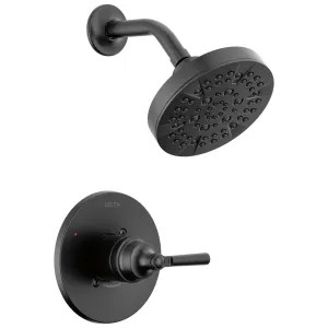 Delta T14235-BL Delta Saylor Monitor 14 Series Shower Only Trim, Touch-Clean, ADA, 1.75 GPM, Matte Black - T14235-BL