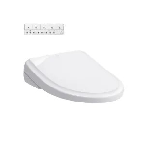 Toto SW4724AT40#01 TOTO Elongated WASHLET S7, EWATER+, PREMIST, Heated Seat, Night Light, Classic Cotton - SW4724AT40#01