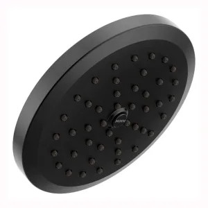 Moen S178EPBL Moen Greenfield 6-3/4in Eco-Performance Single-Function Rainfall Shower Head with Immersion Rainshower Technology, 1.75 GPM, Matte Black - S178EPBL