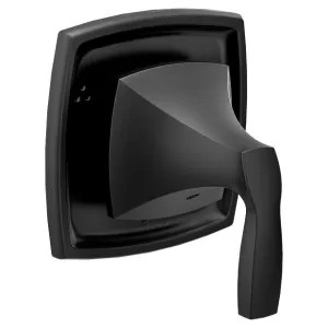 Moen T4612BL Moen Voss Multi-Function Transfer Valve Trim, 360-Degree Rotation Lever Handle, Matte Black - T4612BL