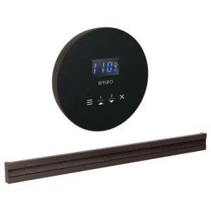 Brizo 8CB-250R-RB Brizo Mystix 4in Round-Shaped Venetian Bronze Steam Control Kit with Patented Dual Sensor, Programmable Time and Temperature - 8CB-250R-RB
