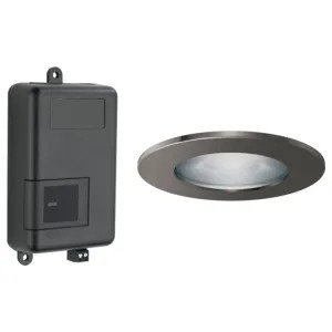 Brizo 8SP-MU-4-BNX-L Brizo Mystix Chromatherapy System and High-powered Light Fixture (LED) with 4in Black Onyx Trim Ring, Lumicoat Technology - 8SP-MU-4-BNX-L