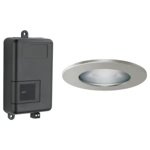 Brizo 8SP-MU-4-NK-L Brizo Mystix Chromatherapy System and High-powered Light Fixture (LED) with 4in Luxe Nickel Trim Ring, Lumicoat Technology - 8SP-MU-4-NK-L