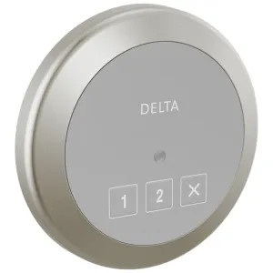 Delta 5CN-220R-SS-PR Delta SteamScape Classic System Exterior Steam Control with 4in Stainless Trim Ring, Lumicoat Technology, 2-User Presets - 5CN-220R-SS-PR