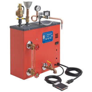 Delta 5COM-GE-HP01-110-1 Delta Steammaster 120V 2-Gallon Jewelry and Steam Cleaner with Electronic Foot Pedal, 1500kW/Hr, 75-80 PSI - 5COM-GE-HP01-110-1