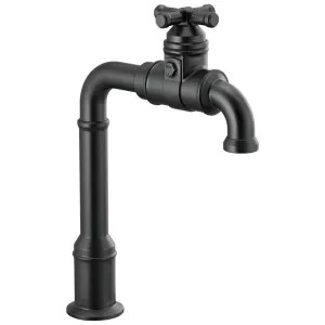 Delta 1990LFC-BL Delta Broderick Single Handle Bar/Prep Faucet, ADA, 1.5 GPM, Matte Black - 1990LFC-BL
