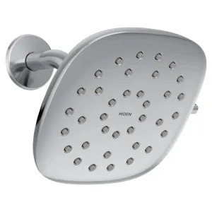 Moen 220R5EP Moen Verso 7in Square Chrome Infiniti Dial Rainshower Head, Eco-Performance, 1.75 GPM - 220R5EP