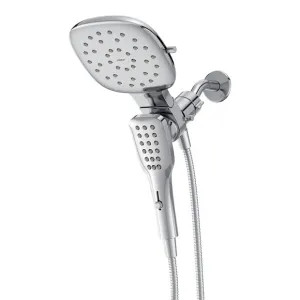 Moen 220C5 Moen Verso 16in Square Chrome 2-in-1 Shower Combo with Infiniti Dial, Magnetix Technology, 2.5 GPM - 220C5