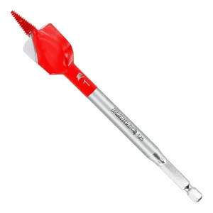 Diablo DSPD4050 Diablo Demo Demon 1in x 6in Spade Bit with 1/4in Hex Shank for Nail-Embedded Wood - DSPD4050