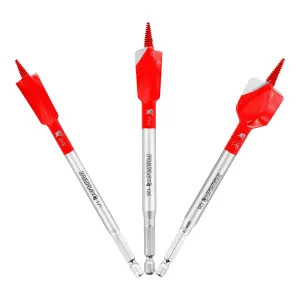 Diablo DSPD4910-S3 Diablo Demo Demon 3-Piece 6in Spade Bit Set with 1/4in Hex Shank for Nail-Embedded Wood - DSPD4910-S3