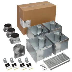 Broan QTXEDCSH Broan-NuTone QT DC Series Humidity Sensing Housing Pack with 110-130-150 Selectable CFM and <0.3-0.4-0.7 Sones - QTXEDCSH