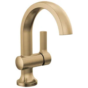 Delta 15855LF-CZ Delta Albion Single Handle Bathroom Faucet, Pop-up with Over Flow, ADA, 1.2 GPM, Champagne Bronze - 15855LF-CZ