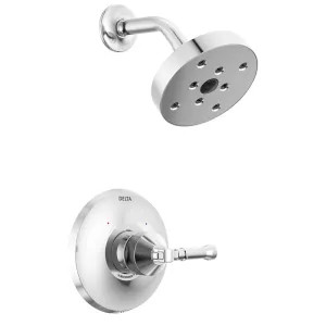 Delta T14284-PR Delta Broderick 14 Series Monitor Shower Trim, TouchClean, H2Okinetic, MultiChoice Valve, ADA, 1.75 GPM, Lumicoat Chrome - T14284-PR
