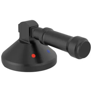 Delta H576BL Delta Broderick Level Handle Kit for the 3-Hole Roman Tub with a Hand Shower, ADA, Matte Black - H576BL