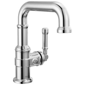 Delta 584SH-PR-DST Delta Broderick Single Handle Bathroom Faucet, With Pop-Up, DIAMOND Seal, ADA, 1.2 GPM, Lumicoat Crome - 584SH-PR-DST