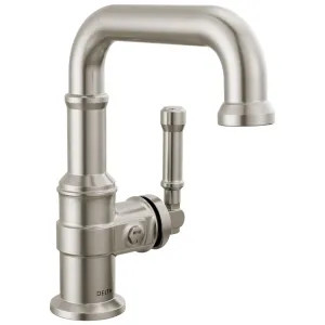 Delta 584SH-SS-PR-DST Delta Broderick Single Handle Bathroom Faucet, With Pop-Up, DIAMOND Seal, ADA, 1.2 GPM, Lumicoat Stainless - 584SH-SS-PR-DST