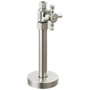 Delta DT021202-SS Delta Straight Supply Stop Valve, Brass, ADA-Compliant, Stainless - DT021202-SS