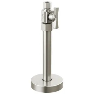 Delta DT021203-SS Delta Straight Supply Stop Valve, Brass, ADA-Compliant, Stainless - DT021203-SS