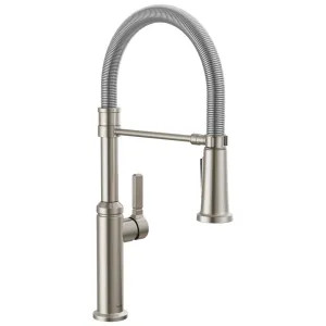 Delta 18829-SS-DST Delta Rhett Single-Handle Pull-Down Kitchen Faucet w/ Spring Spout, 1.8 GPM, Stainless - 18829-SS-DST
