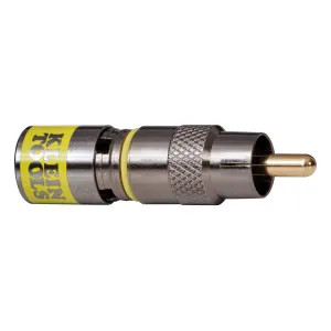 Klein VDV813-608 Klein 10-Pack RCA Compression Connectors RG6/6Q - VDV813-608