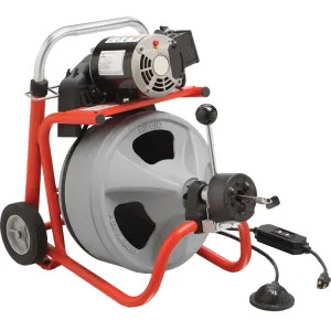 Ridgid 27013 Ridgid K-400 AF w/ C-45 IW AutoFeed Drum Drain Cleaning Machine, 1/2