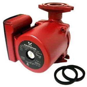 Grundfos 59896780 Grundfos UPS 15-35 SUC/TLC 1-Phase Circulator Pump w/ Check Valve, 0.08 HP, 21.6 GPM, 115V, Stainless Steel, 1-1/4