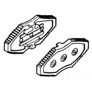 Ridgid 93060 Ridgid 93060 Set of Jaws F/3233 Tong