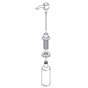 Peerless RP70710SS PEERLESS RP70710SS PART SOAP DISPENSER STAINLESS