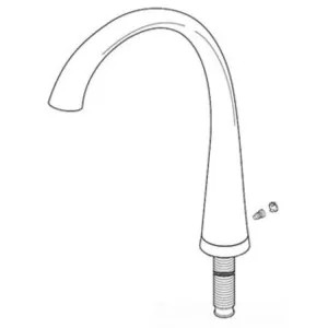 Delta RP53211SS Delta RP53211SS Stainless Pilar Spout and Base Assembly