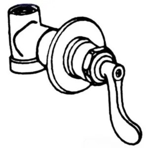 Symmons 022 Symmons 022 Volume Control Valve w/ Positive Shut-Off, Lever Handle