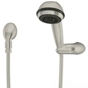 Symmons H303-V-STN Symmons Three-Mode Hand Shower with Wall-Mounted Cradle and 60in Flexible Metal Hose, Less Bar, 2.0 GPM, Satin Nickel - H303-V-STN