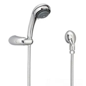 Symmons H305-V-STN Symmons Euro-Flo Five-Spray Function Hand Shower with In-line Vacuum Breaker, Wall-Mount, ASME A112.18.1/CSA B125.1 Compliant, Satin Nickel - H305-V-STN