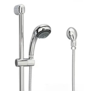 Symmons H325-V-STN Symmons Euro-Flo Five-Function Hand Shower with 30in Vertical Bar and 60in Flexible Metal Hose, 2.0 GPM, Satin Nickel - H325-V-STN