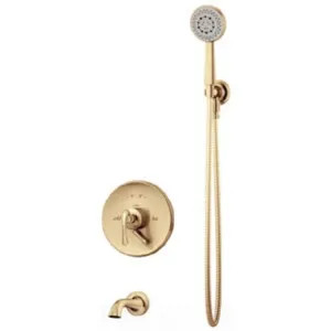 Symmons S-5204-BBZ-TRM Symmons S-5204-BBZ-TRM Brushed Bronze Ballina Series Tub/Hand Shower System