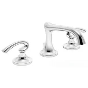 Symmons SLW-5212 Symmons Ballina Two-Handle Widespread Bathroom Faucet with Pop-Up Drain Assemblyt, 2.2 GPM, Chrome - SLW-5212