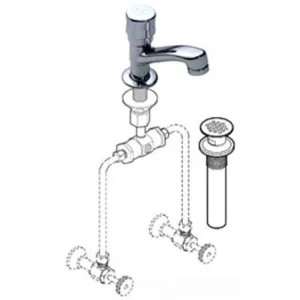 Symmons S-73-G Symmons S-73-G Single Post Metering Faucet Chrome
