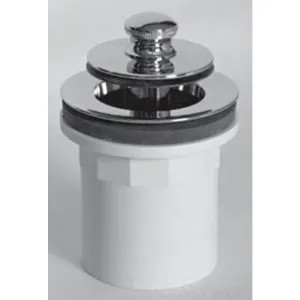 Watco 610-LT-PVC-CP Watco Tub Closure With Hub Adaptor - Chrome (610-LT-PVC-CP)