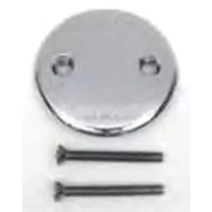 Watco 18002-PB Watco 18002-PB Polished Brass Two-Hole Overflow Plate Kit