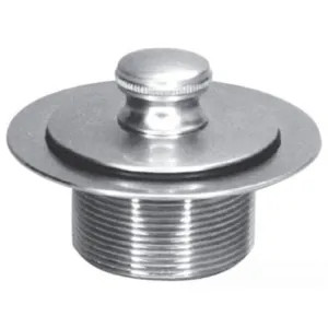 Watco 58301-CB Watco 58301-CB Lift & Turn Brushed Chrome Single-Hole Overflow Plate Assembly