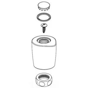 Moen 113965 Moen 113965 Part Handle For Cold Water Tap