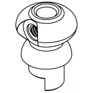 Moen 115032 Moen 115032 Part Handle Elbow Cold Two Handle Lavatory