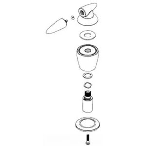 Moen 116680BN Moen 116680BN Part Handle Hub, S882