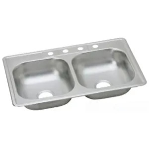 Dayton K233225 Dayton K233225 Stainless Steel Top Mount Single Bowl Kingsford Sink