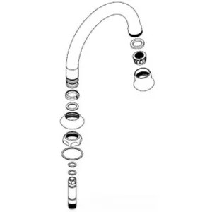 Moen 124014NL Moen 124014NL Part Spout Kit, S834NL, S864NL