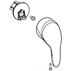 Moen 102564ST Moen 102564ST Part Handle Lever Villeta Single Handle Tub and Shower