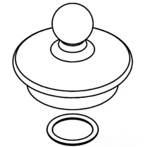 Moen 116630NL Moen 116630NL Part Spout Cap, Roman Tub