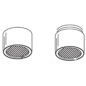 American Standard M922885-0020A American Standard M922885-0020A 1.5 Gpm Pressure Compensating Laminar Flow Aerator With Male Threads (Vr)
